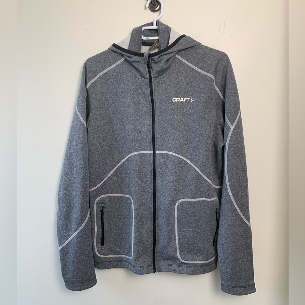 Craft Mens Casual Zip Up Jacket, 2 Front Zip  Pockets